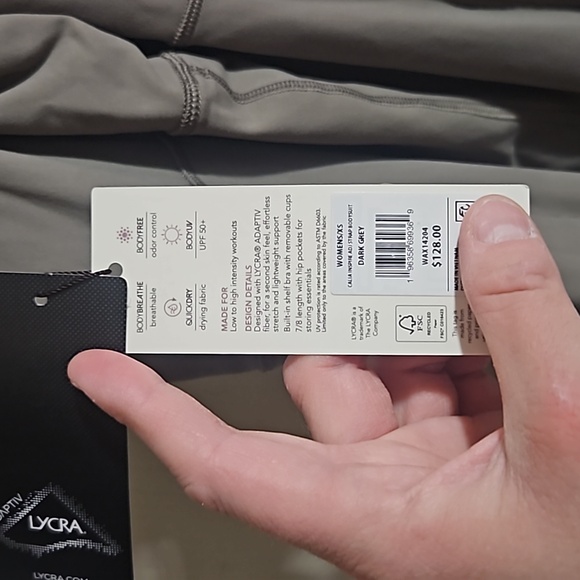 CALIA Women’s Inspire Adjustable Strap Bodysuit: DARK GRAY: NEW WITH TAGS: SZ XS - Picture 4 of 6